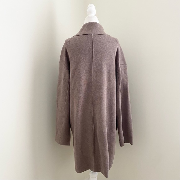 banana republic - mati oversized coatigan cardigan coat heavy knit collared - Picture 7 of 9